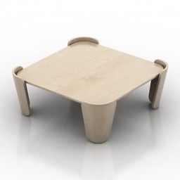 テーブルチューリップモダン家具3Dモデル