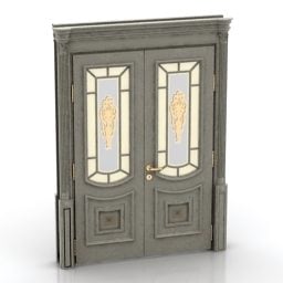 Європейські антикварні двері Luigi Interior 3d модель