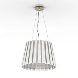 Lustre Donolux White Round Shade 3D-Modell