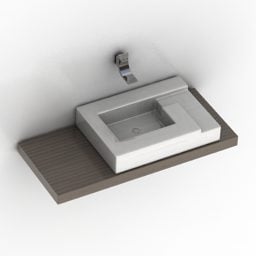 Modern Sink Ralav Sanitary Ware 3d model