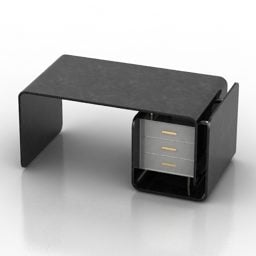 Tisch-Büro-Möbelgehäuse-Interieur 3D-Modell