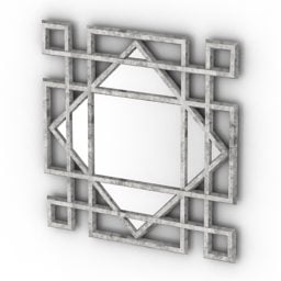 مرآة فال للديكور الداخلي نموذج ثلاثي الأبعاد