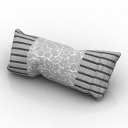 Pillow Decor Grey 3D-malli