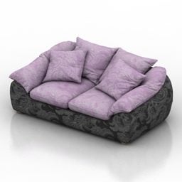 Sofa Blanche Ilaria Interior 3d model