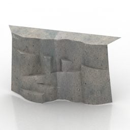 Carreaux de pavage en pierre modèle 3D
