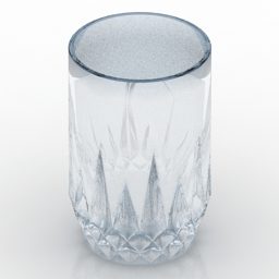 Mô hình 3d ly uống nước thông thường