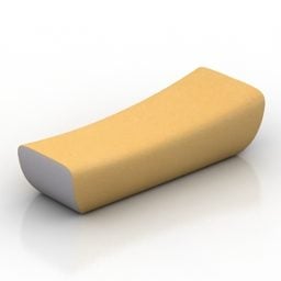 Model 3D żółtego siedzenia Buba
