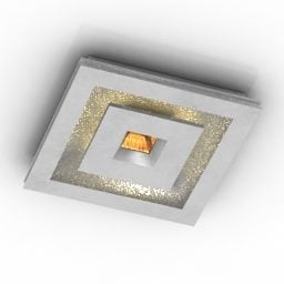 3д модель потолочного светильника Lustre Donolux Square Shaped