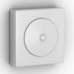 Electric Switch Round Shaped 3d model