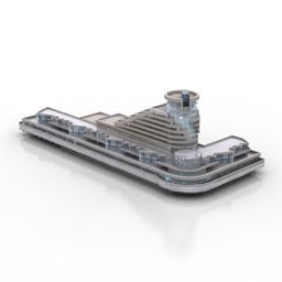 Building Center Mall 3d-model