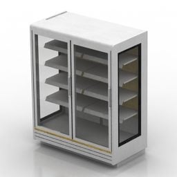 Mô hình 3d tủ lạnh Carrier Thiết bị nhà bếp