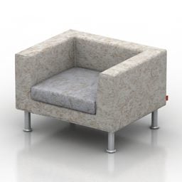 Nowoczesny fotel Cube Avanta model 3D