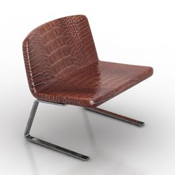 كرسي Moroso Furniture ثلاثي الأبعاد على شكل C