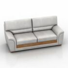 Sofa Polar Two Seater White Leather