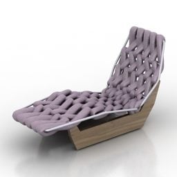 Açık Salon Moroso Sandalyeleri 3d model