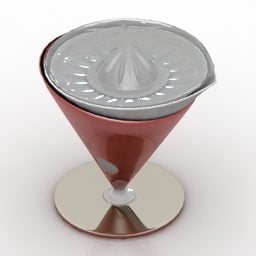 Modello 3d della tazza per spremiagrumi da cucina
