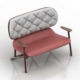 家用沙发Klara 3d模型