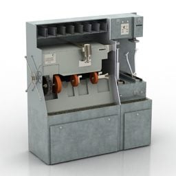 أجهزة خزانة المعدات الميكانيكية نموذج ثلاثي الأبعاد
