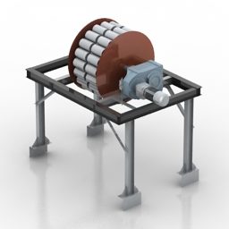 Ekstraktor Sprzęt magnetyczny Model 3D