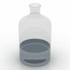 Szklana butelka dekoracyjna V1