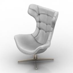 Potrona鸡蛋风格扶手椅3d模型