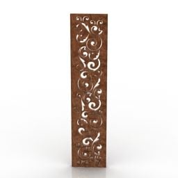 Panel Decor Carving 3D-Modell
