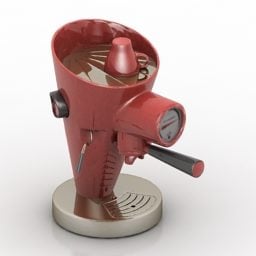 מכונת קפה בוגאטי דגם תלת מימד