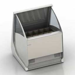 Холодильник For Market 3d модель
