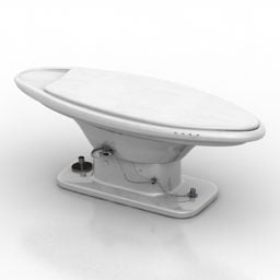 मसाज स्पा टेबल 3डी मॉडल