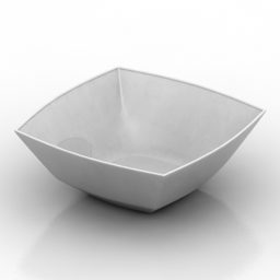 Bowl Pot Porslin 3d-modell