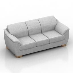 Sofa Efes z trzema siedzeniami Model 3D
