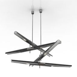 3д модель подвесного светильника Luster David Minimalist
