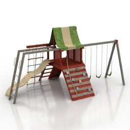 Slide Playground Set 3D-malli