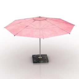 Cubierta de paraguas de café modelo 3d