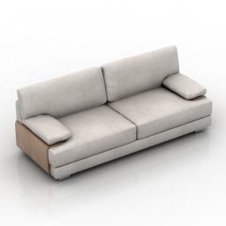 Dwumiejscowa sofa Milan Model 3D