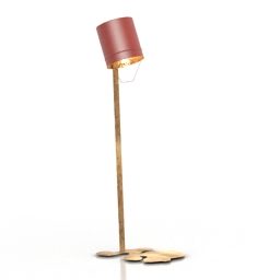 3D model moderní lampy Torchere Oups