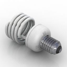 LED-Lampe, energiesparendes 3D-Modell