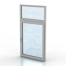 Mô hình 3d tấm nhựa cửa sổ