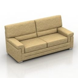 Beige soffa Space Avanta 3d-modell