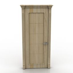Дерев'яні двері Корсика 3d модель