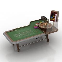 कैसीनो जुआ टेबल 3डी मॉडल