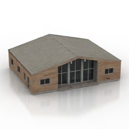 Garde-corps intérieurs du bâtiment modèle 3D
