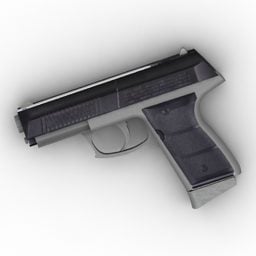 Pistola Hp Gun modelo 3d