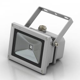 Vloerlamp Led-spot 3D-model