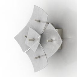 Sconce Glass Panel Donolux 3d μοντέλο
