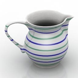 Milk Bowl Traunsee 3d model