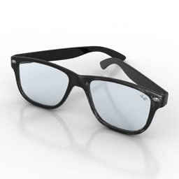 Модні окуляри Rayban 3d модель