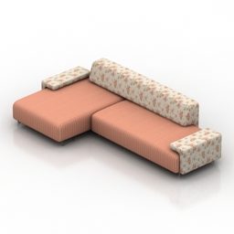 Sofa segmentowa Lowland Model 3D