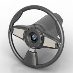 Steering Wheel Car Bmw 3d model