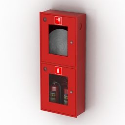Modello 3d della scatola del fuoco
